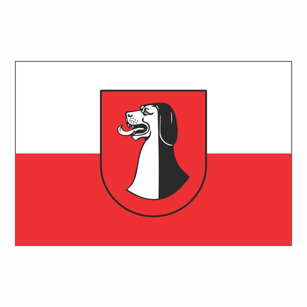 Die Gemeindefahne von Bad Lobenstein