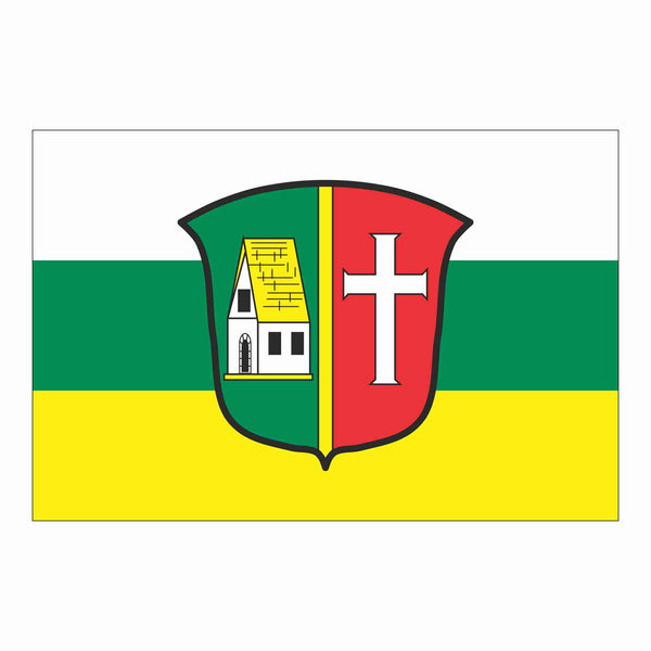 Die Gemeindeflagge von Balzhausen.