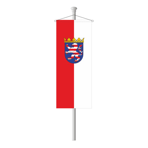 Hessen mit Wappen Bannerfahne