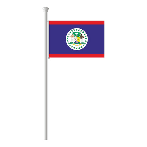 Belize Flagge Querformat
