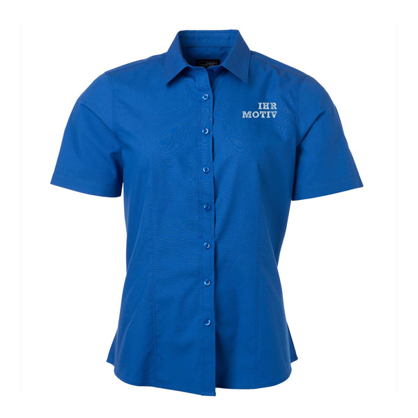 Feminin geschnittene Kurzarm-Bluse