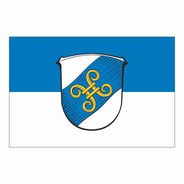 Die Fahne der Gemeinde Breidenbach.