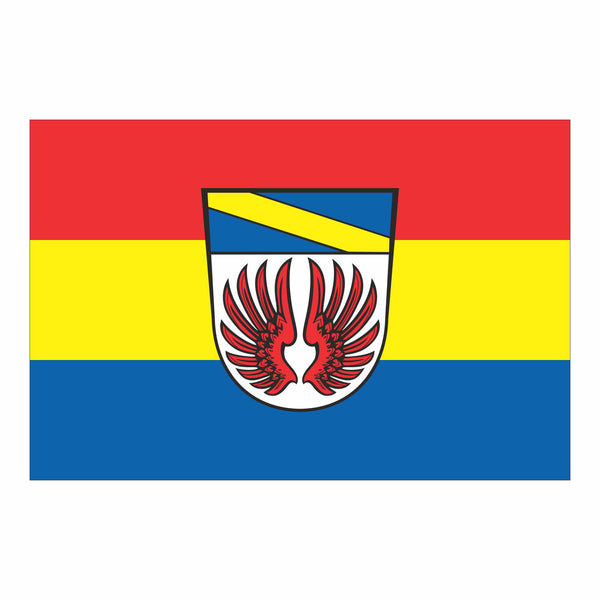 Die Gemeindeflagge von Breitenberg.