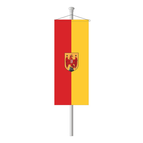 Burgenland mit Wappen Bannerfahne
