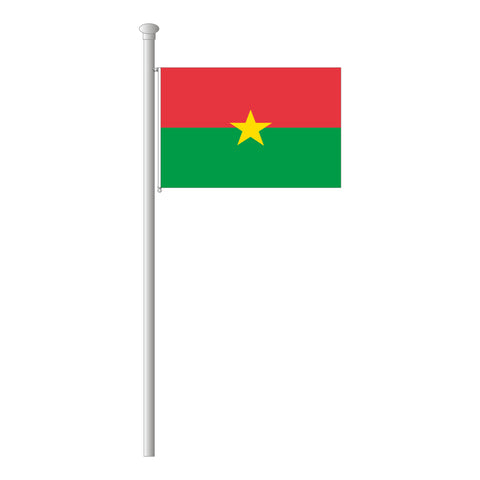 Burkina Faso Flagge Querformat
