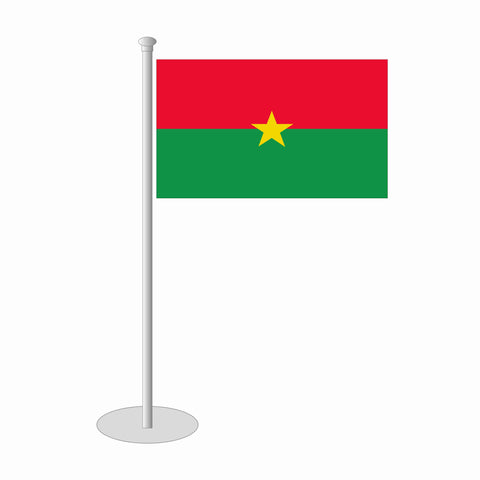 Burkina Faso Tischfähnchen