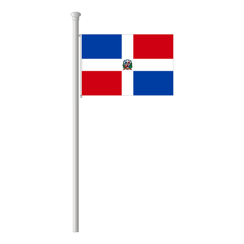Dominikanische Republik Flagge Querformat