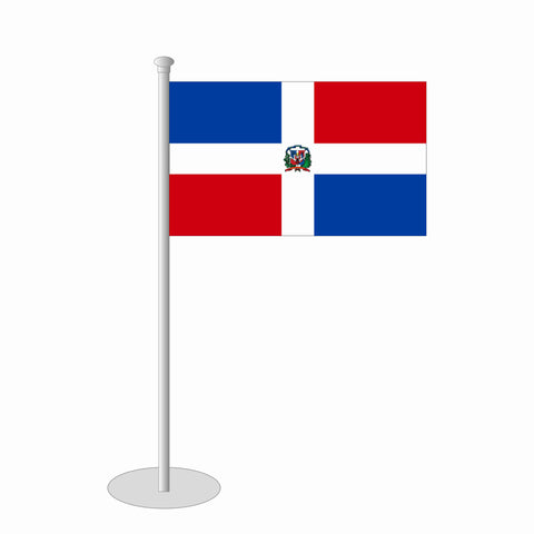 Dominikanische Republik Tischfähnchen