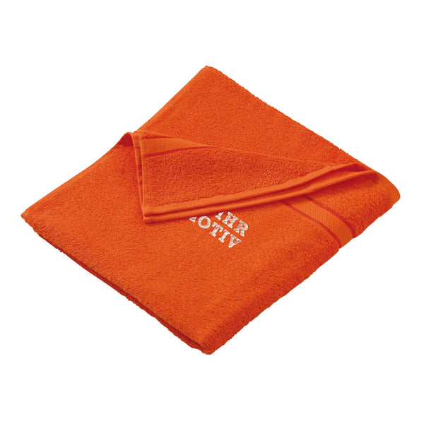 Frottier-Duschtuch mit Logostick