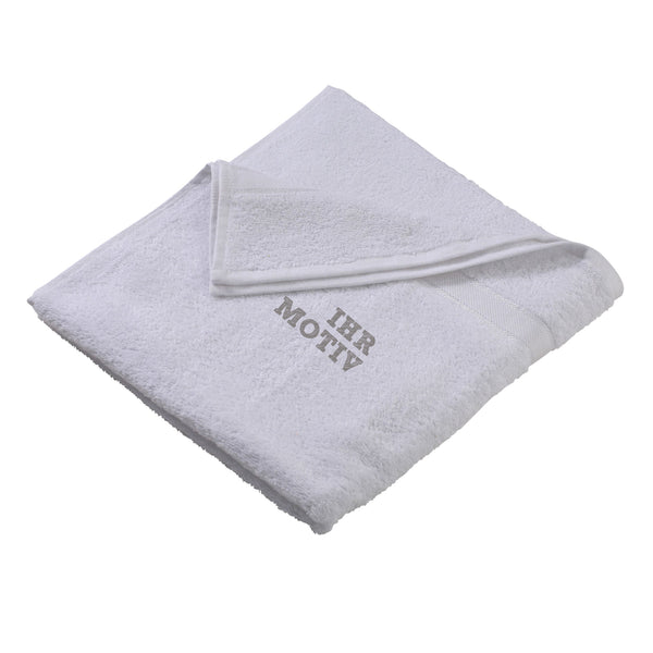 Ihr Vereinszeichen wird oberhalb der Bordüre eingestickt