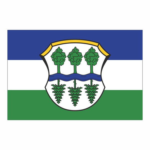 Die Gemeindefahne von Ebelsbach.