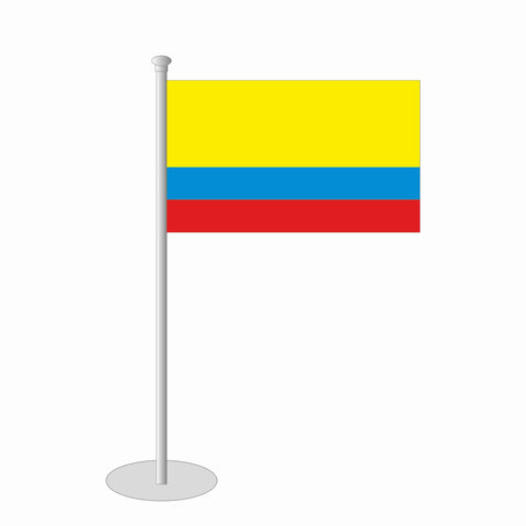 Ecuador ohne Wappen Tischfähnchen