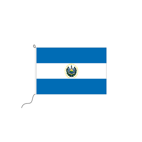 El Salvador mit Wappen Kleinfahne