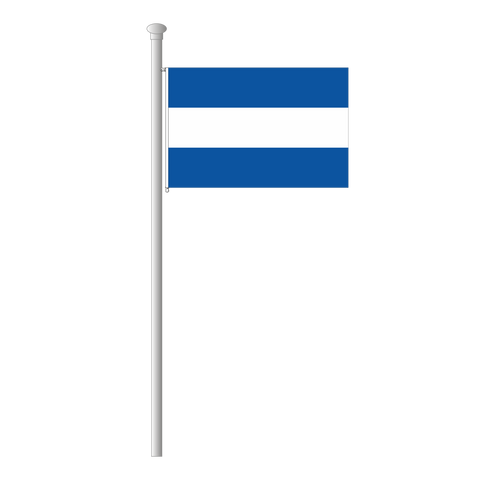 El Salvador ohne Wappen Flagge Querformat