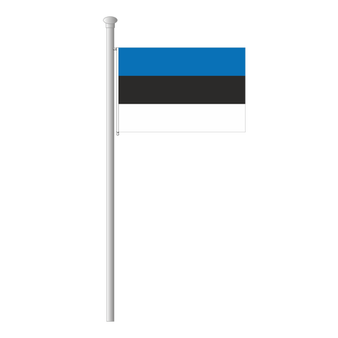 Estland Flagge Querformat