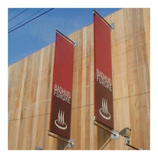 Wandausleger doppelt Edelstahl