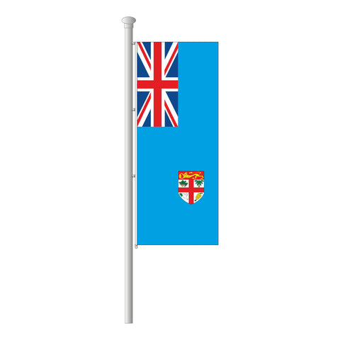 Fidschi Hissfahne im Hochformat