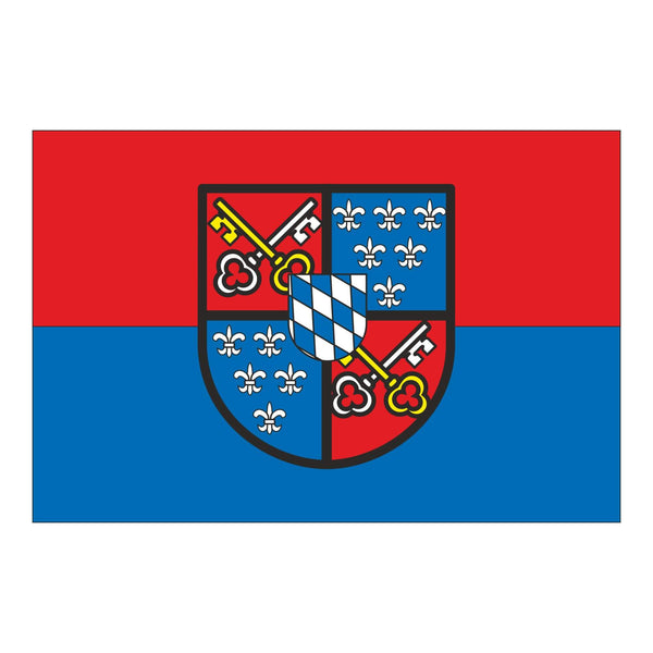 Marktwappen Berchdesfarden als Fahne
