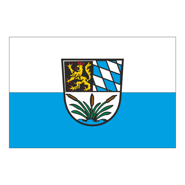 Die Marktflagge von Moosbach