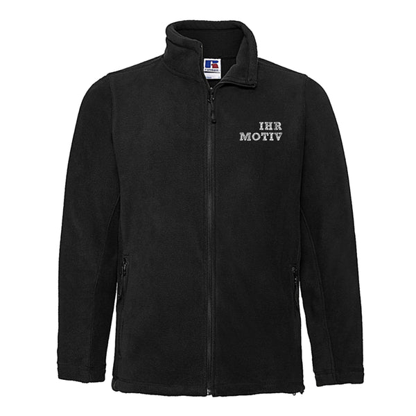 Bestickte Fleecejacke für Herren