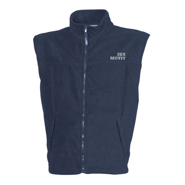 Herrenweste aus Fleece in Dunkelblau