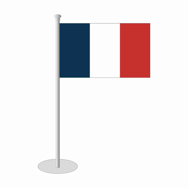 Frankreich Tischfähnchen