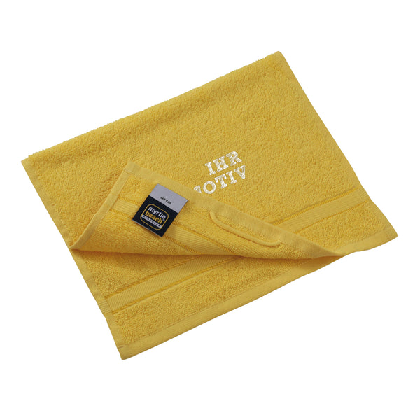 Gästetuch als Geschenk mit individueller Namensbestickung