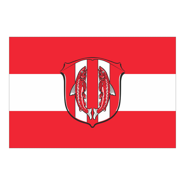 Die Flagge der Kleinstadt Gedern.