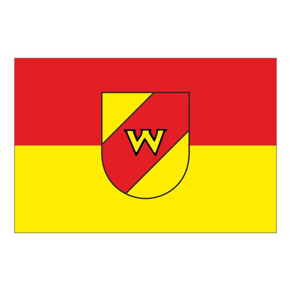 Flagge der Gemeinde Walheim