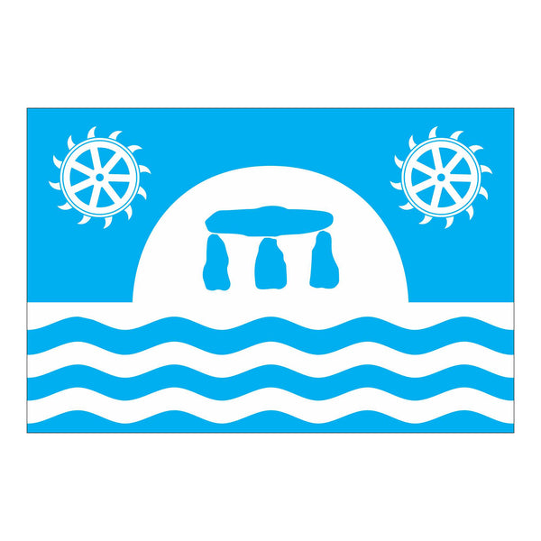 Die Gemeindefahne von Warder