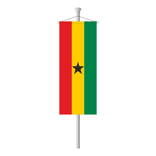Ghana Bannerfahne