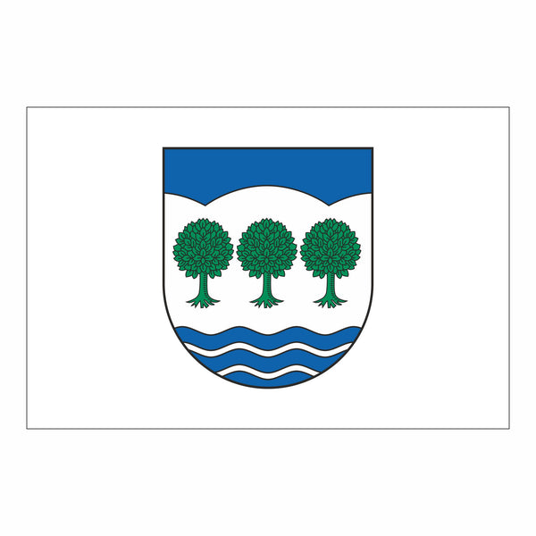 Die Gemeindefahne von Groß Wittensee.