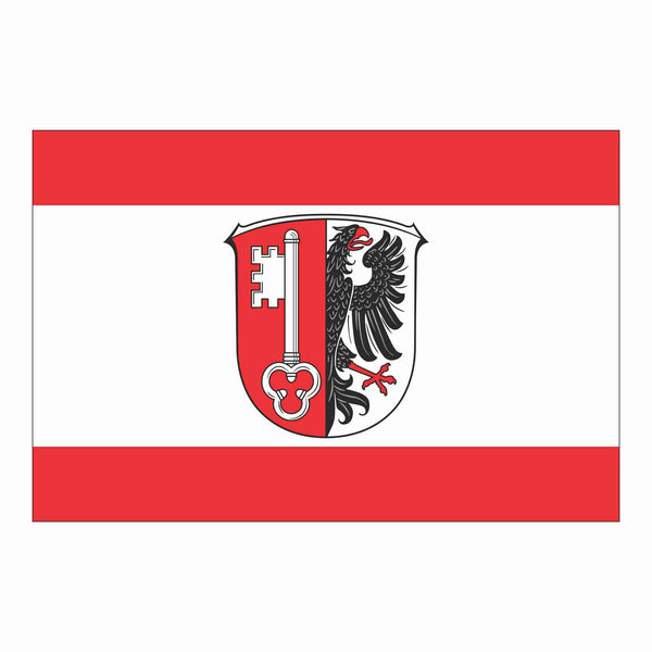 Die Flagge von Gründau.