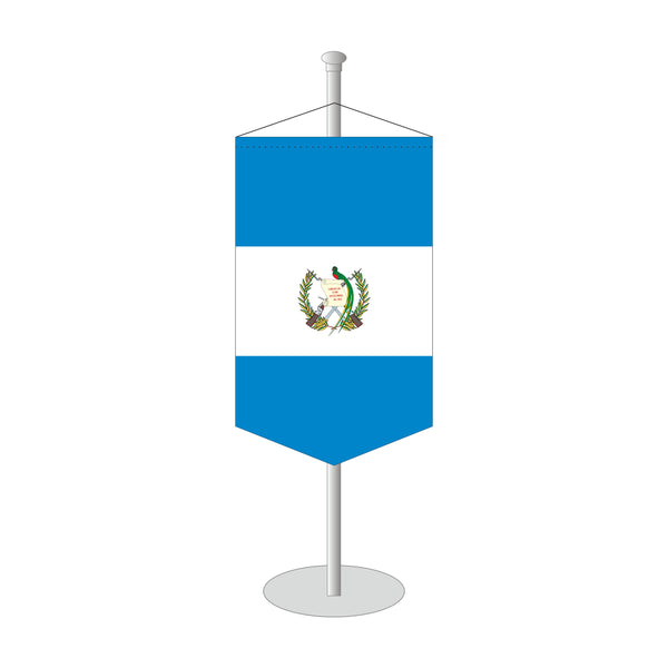 Guatemala mit Wappen Tischbanner