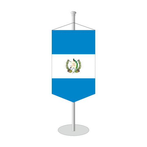 Guatemala mit Wappen Tischbanner