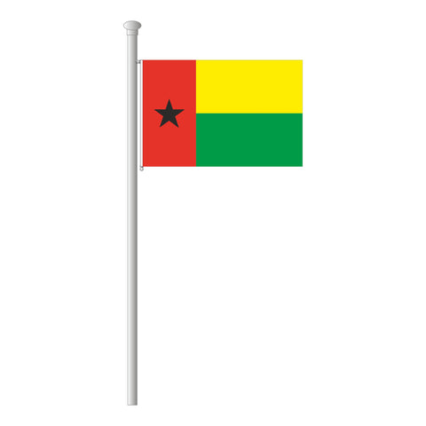 Guinea-Bissau Flagge Querformat