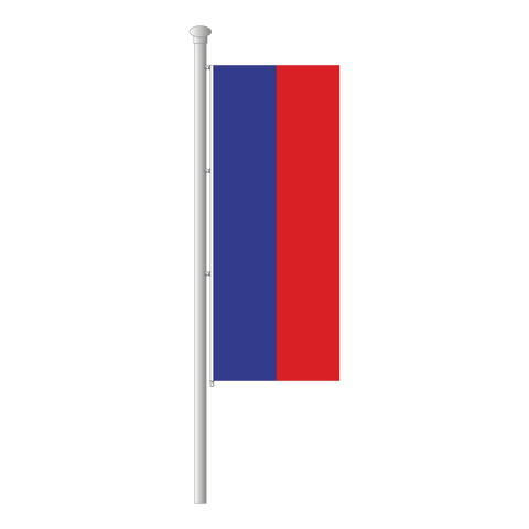 Haiti ohne Wappen Hissfahne im Hochformat