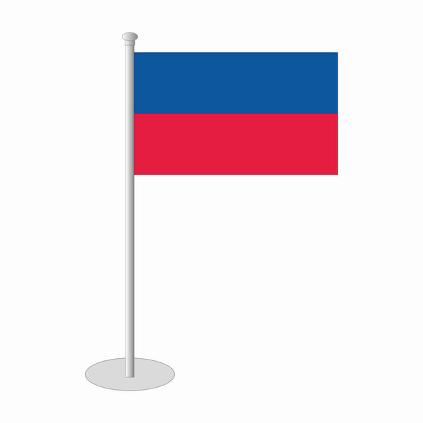 Haiti ohne Wappen Tischfähnchen