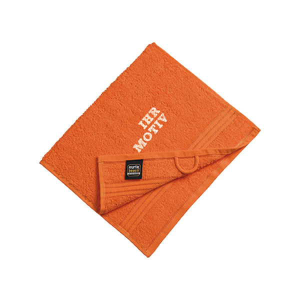 Handtuch mit Firmenlogo als Werbegeschenk