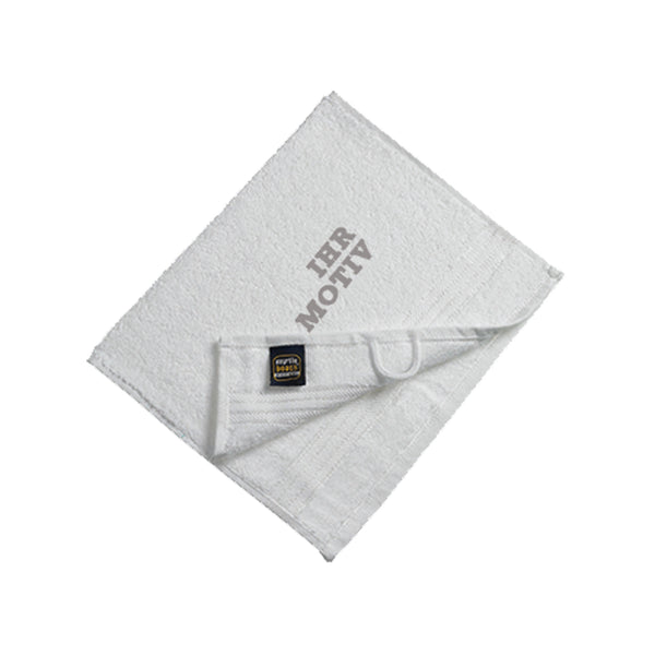 Ihr Motiv gestickt oberhalb der Bordüre