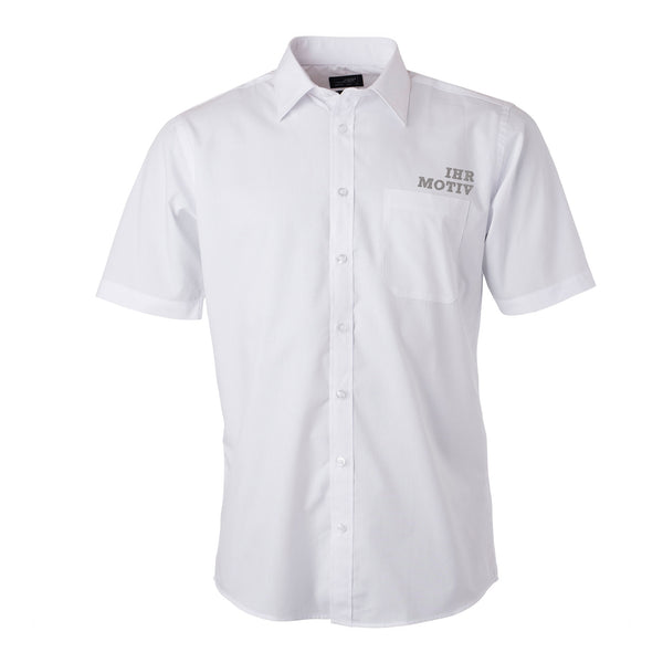 Hemd mit kurzen Ärmeln in einer Popelin-Qualität mit Easy-Care-Ausrüstung 