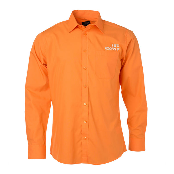 Das Hemd besteht aus Popeline-Qualität mit Easy-Care-Ausrüstung