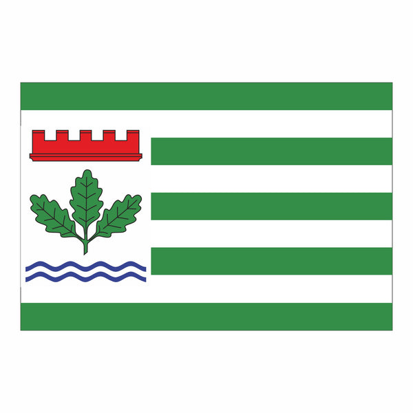 Die Gemeindeflagge von Henstedt-Ulzburg.