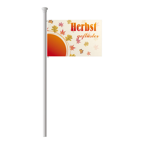 Hissflagge im Querformat "Herbst geflüster"