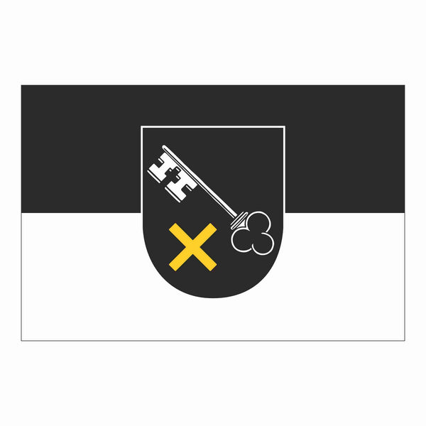 Die Gemeindefahne von Hettenleidelheim.