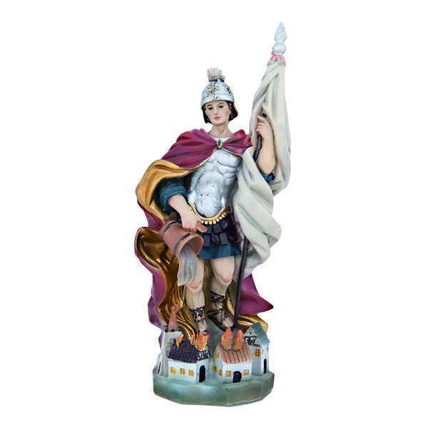 Hl. Florian bunt bemalt