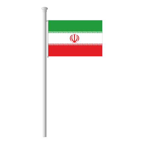Iran Flagge Querformat