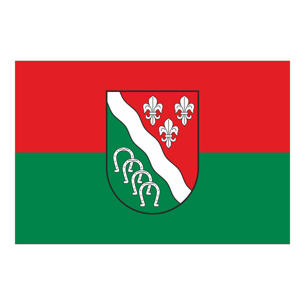 Die Gemeindeflagge von Isernhagen