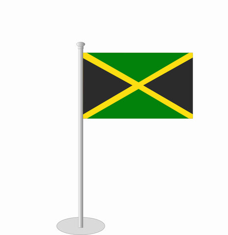 Jamaika Tischfähnchen