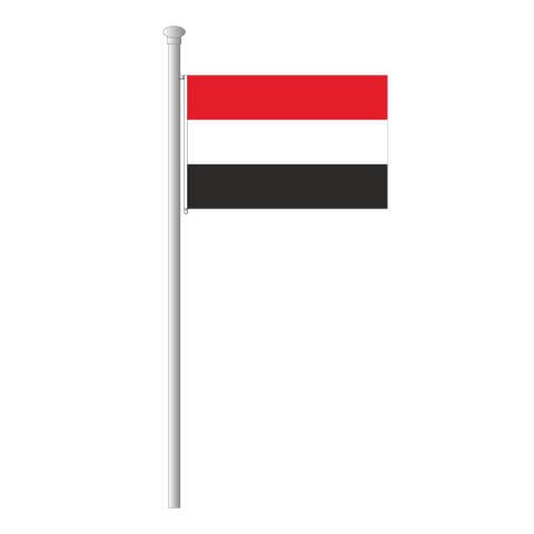 Jemen Flagge Querformat